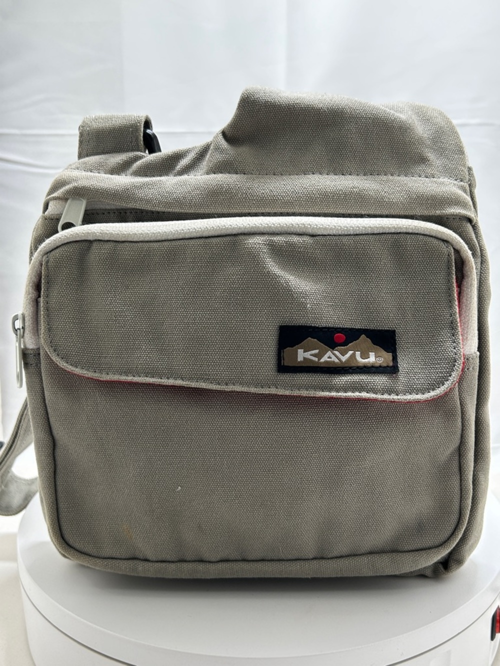 Kavu Keeper Khaki Crossbody Canvas Bag, NWOT